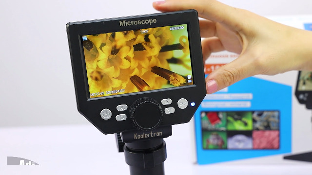 LCD Digital USB Mikroskop, Koolertron 4,3 Zoll 1080P 8 Megapixel 1000X HD Vergrößerung Zoom Drahtlose Mikroskopkamera für Erwachsene/Kinder mit 8 LED Leuchte – Bild 8