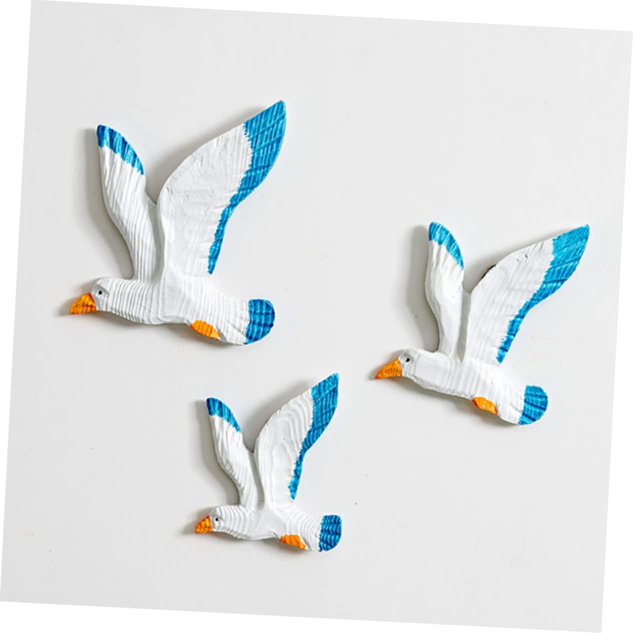 Vaguelly 3pezzi Gocce Di Uccelli Appese in Resina Gabbiani Da Parete Per Casa Uccelli Creativi Da Appendere Per Interni Gabbiani Di Appesi