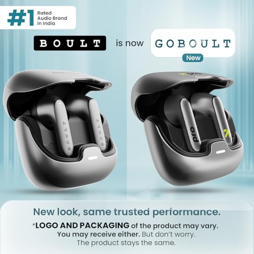 Image of Boult Z40 Pro with 100H Playtime, Zen Quad Mic ENC, 45ms Low Latency, Premium Rubber Grip Case, 13mm Bass Drivers, Bluetooth 5.3, Made in India TWS Truly Wireless in Ear Earbuds (Metal)