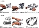Prokart 16inch Birthday Foil 6 Number Helium Balloon Party Decoration Silver Pack of 1 | 6 No. Balloons Birthday/Anniversary | Six Number gallery image