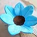 AOOPOO vasca da bagno neonato vasca da bagno pieghevole fioritura fiore vasca da bagno per bambino fioritura lavandino bagno per bambino gioco vasca da bagno cuscino girasole, 80cm (La luce blu)