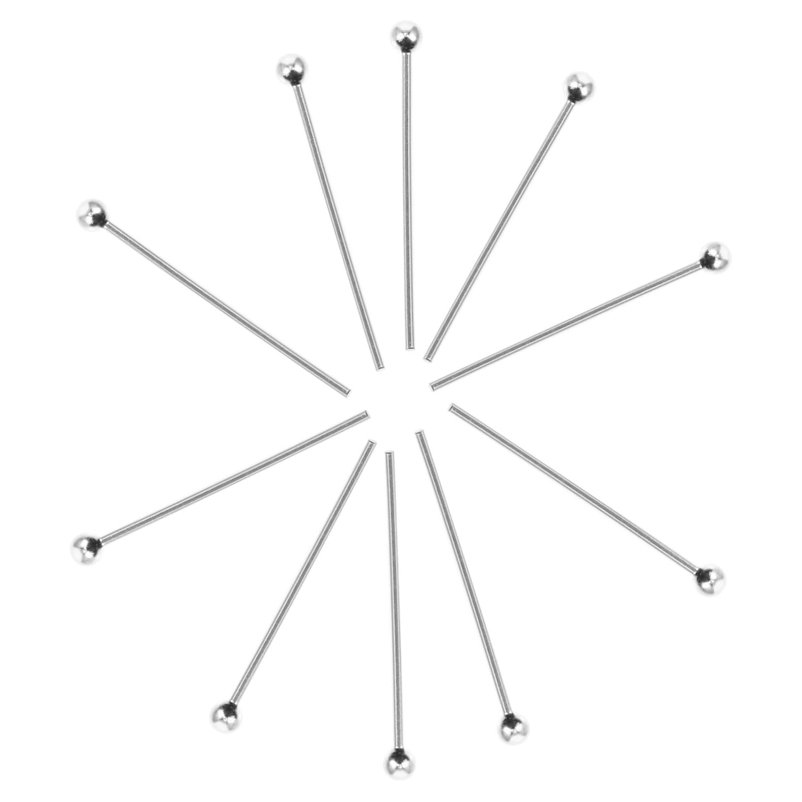 Gogogmee DIY Jewelry Supplies 10 Pack Silver Jewelry Eye Pins for Earring Necklace Bracelet Making