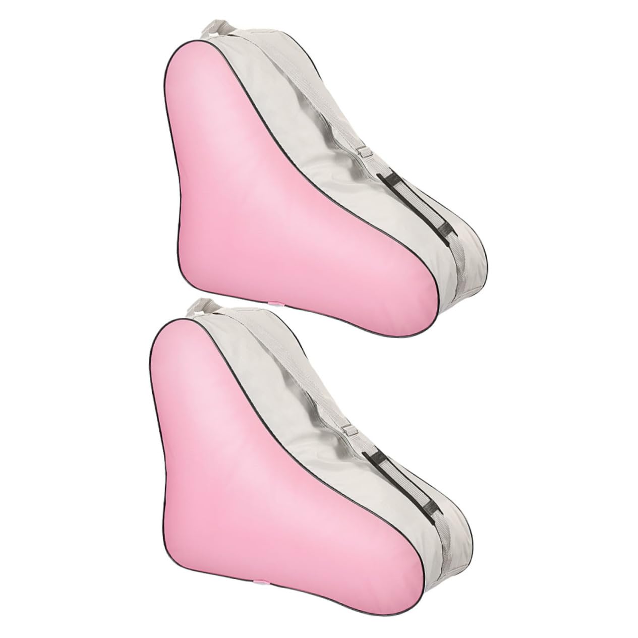 DECOMELODY 2Pcs Roller Skate Handbag Stylish Storage Bag for Ice Skates Durable Wear Resistant Tote Pouch Convenient Carrying Pink for All Skating Enthusiasts