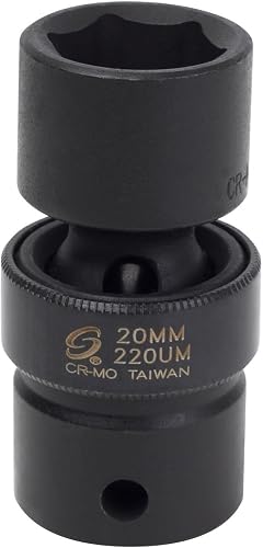 Sunex 220um 1/2-inch disco 20-MM Universal de vaso de impacto