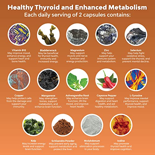 Herbal-Thyroid-Support-Complex-Iodine-Thyroid-Supplement-with-L-Tyrosine-Bladderwrack-Kelp-Selenium-and-Ashwagandha-Mood-Enhancer-Energy-Supplement-for-Thyroid-Health-60-Capsules