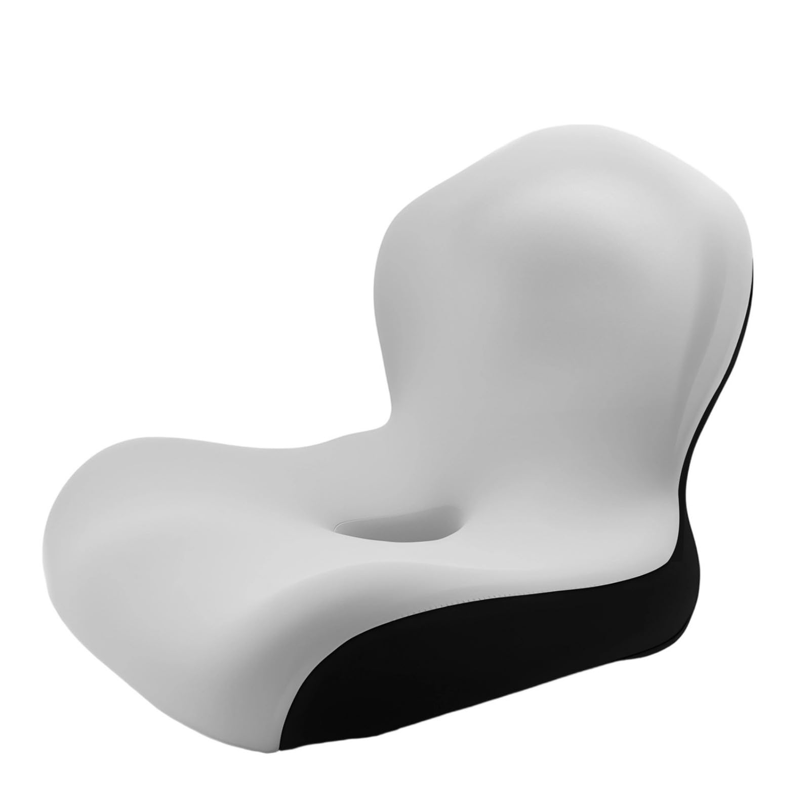 Msioytog Pad with Backrest Memory Foam Cooling Cover Breathable Back Seat Cushion for Home Chair Memory Foam Automotive Cushion with Back Automotive for Long Drives Ice Silk Pad