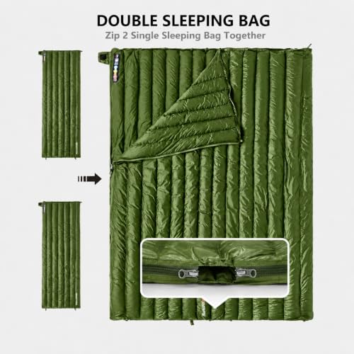 Naturehike Bolsa de Dormir de Plumas 650 Fill Power Ligera y Compacta para Mochilero Camping Senderismo Viaje con Bolsa de Compresión miniatura 4