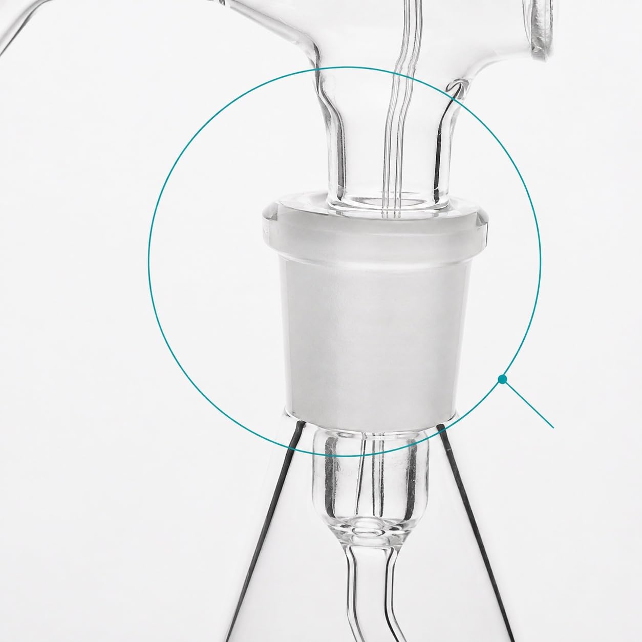 Borokrzemowy Atomizer Odczynnika Gumowa Pompka-Przezroczyste 100ml