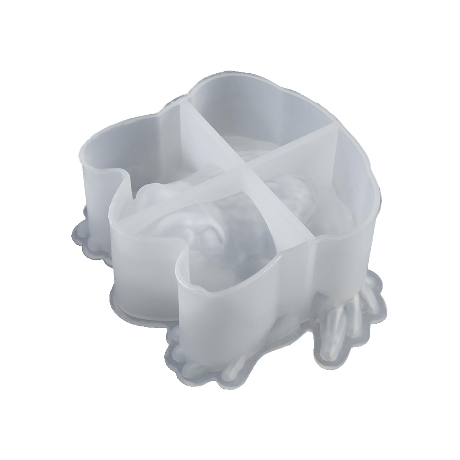 NEWFT Beautiful Frog Shaped Silicone Unique Gypsum Frog Ornaments Mold Flexible Frog Mold for Artists and Hobbyists
