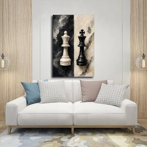 Impression sur toile échecs chic | Idée cadeau design pour passionnés - 5