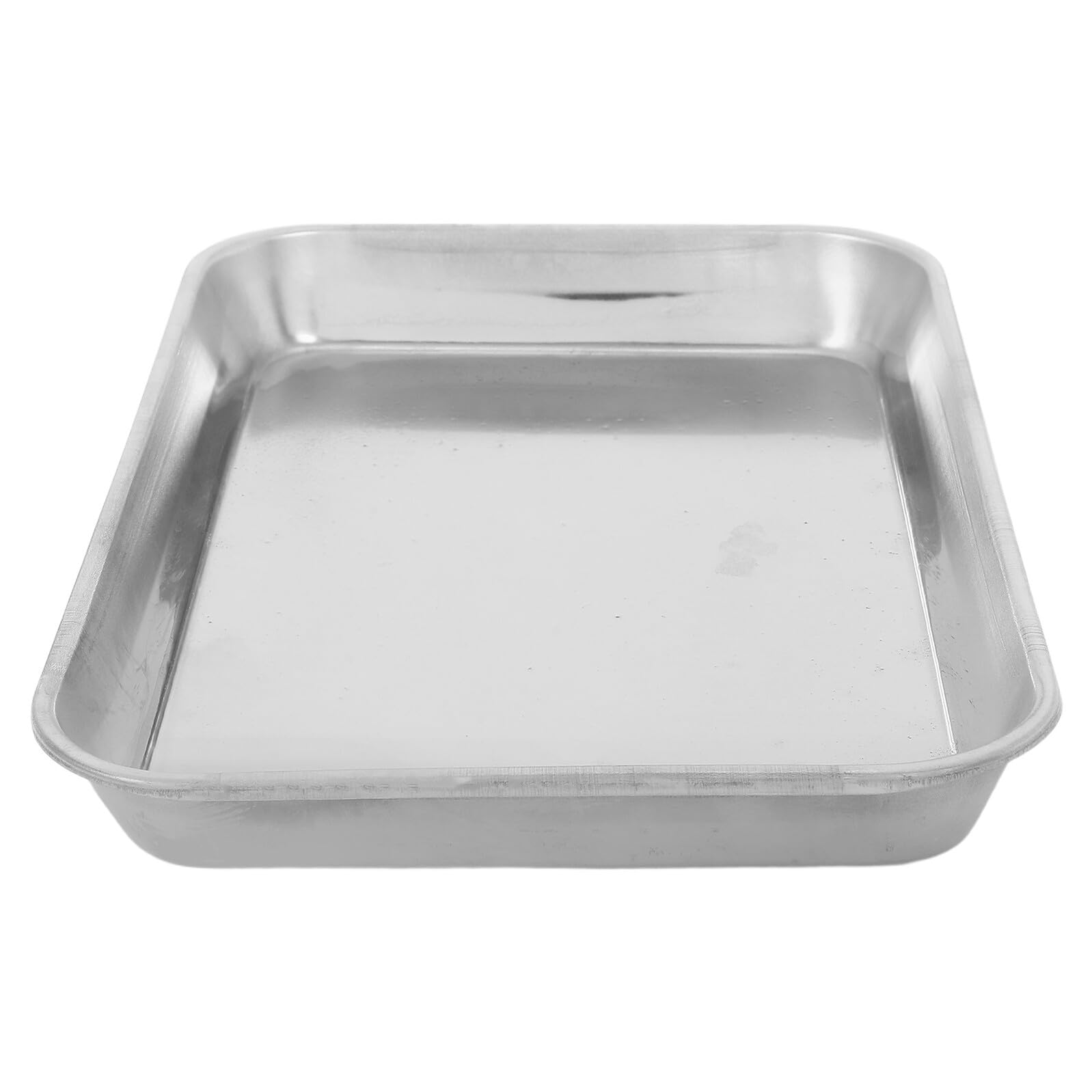 PRETYZOOM 4 Piezas Bandeja Inoxidable para Laboratorio con Plano Resistente al Calor sin Tapa para Almacenamiento de Instrumentos Médicos y Experimentos Científicos