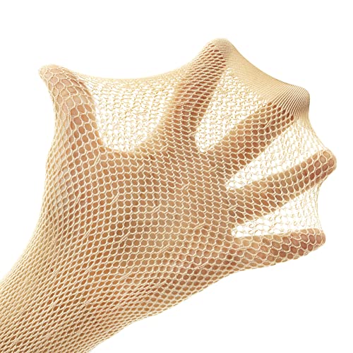 Littleforbig High Waist Fishnet Mesh Net Stockings Jacquard Pantyhose 3 Pairs3