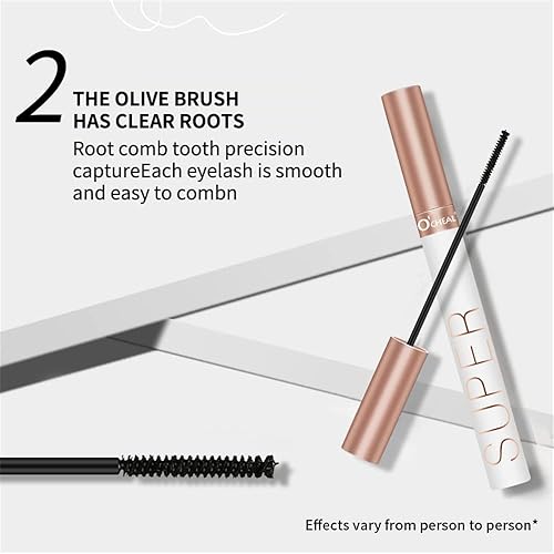 Miniatura 5 de Honey Whisper - Máscara 4D para pestañas cortas y finas, pestañas extralargas, impermeables, pestañas voluminosas, de larga duración, a prueba de