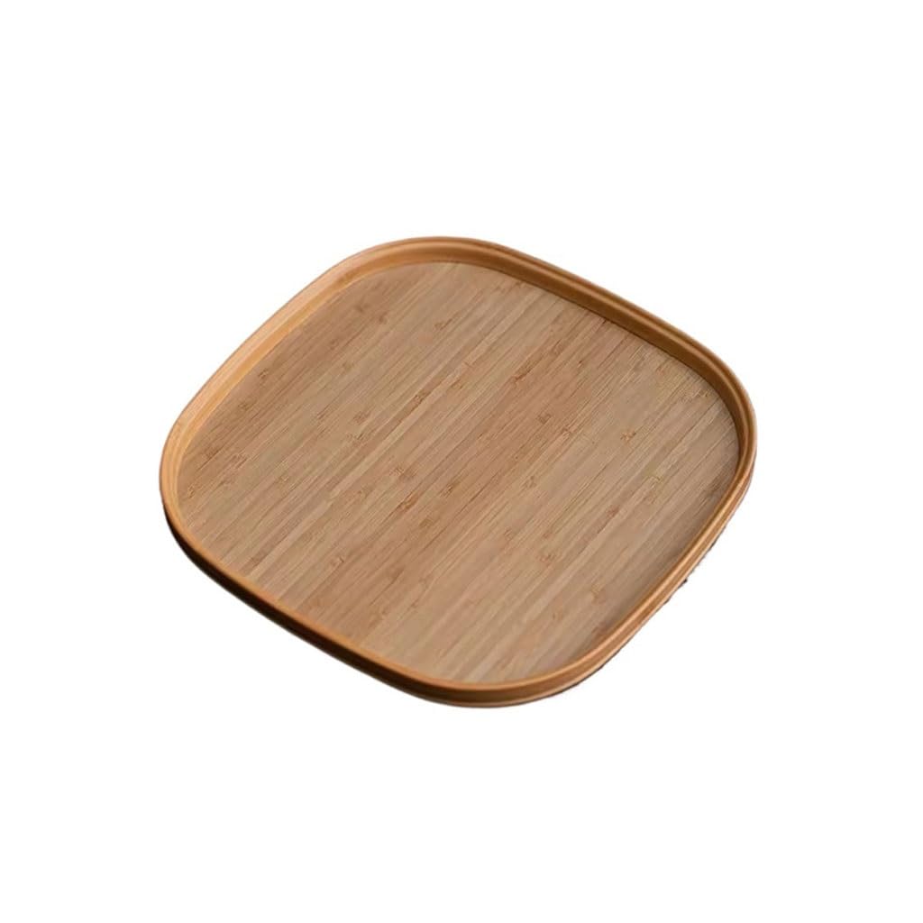 Plateau de stockage en bois de qualité supérieure TUSUOD pour dessert et fruits secs