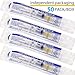 Luer lock 1ml Syringe with 25G 1inch Lab Supplies for Scientific Research, Industrial Dispensing or Liquid Measuring, 50Pack