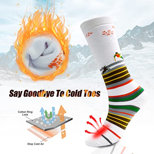 Nasular Kid Ski Socks Snow Boy Warm Skiing Socks Girl Thermal Toddler Winter Socks For Snowboarding #TOP1