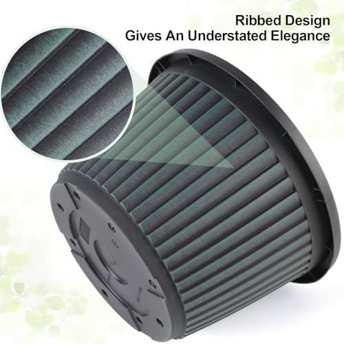 Myfeegoin Planter-Pots-for-Plants-Indoor-Outdoor, 4 Pack 10 Inch Plastic Flower Pots with Saucer & Drainage Holes, Modern Garden Planters for Planting Medium Large Plants,Decorative Resin Garden Pots by Myfeegoin - Used condition - Image 3