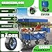 KESSER® XXL Bollerwagen faltbar mit Dach GT9000, klappbarer Handwagen bis 150 kg für Kinder, Strand, Camping & Garten, großer Transportwagen mit Hartgummi Rädern, Bremsen vorne & hinten + Tragetasche