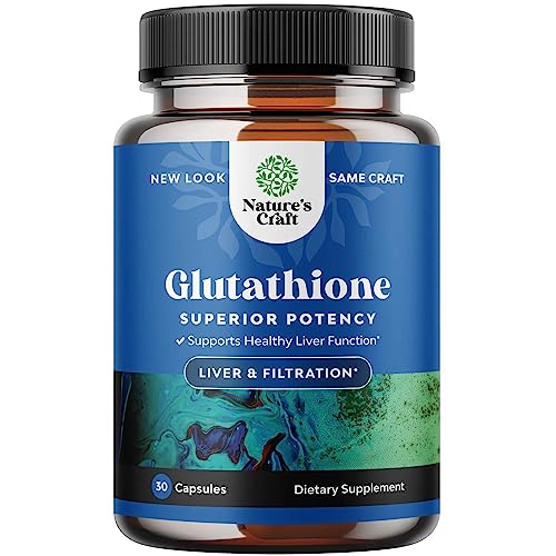Ijk Glutathione Supplement With Glutamic Acid - Pure L-Glutathione Pills With Milk Thistle - Natural Liver Support Skin Health Immune Boost - 30Ct Capsules #TOP2