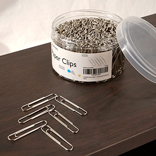 Danrong Silver Jumbo Paper Clips, 270Pcs 2 Inch (50 Mm) Paper Clip, Large Paperclips Great For Office School And Personal Use(Jumbo, Sliver) #TOP3