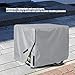 Abdeckungen für Generatoren, Generatorabdeckung mit 210D-Polyestertaft, Outdoor Garden Terrassen Schutz für Generatoren passend für meisten 3000-5000 Watt Generatoren, Wasserdicht staubdichte(Grau)