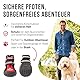 KONG Sportschuhe für sehr große Hunde 4 Stück in Größe XL I Hochwertiger Pfotenschutz mit Polsterung I Bequemer Tragekomfort für Hunde I Einfache & sichere Nutzung I Robustes & waschbares Material