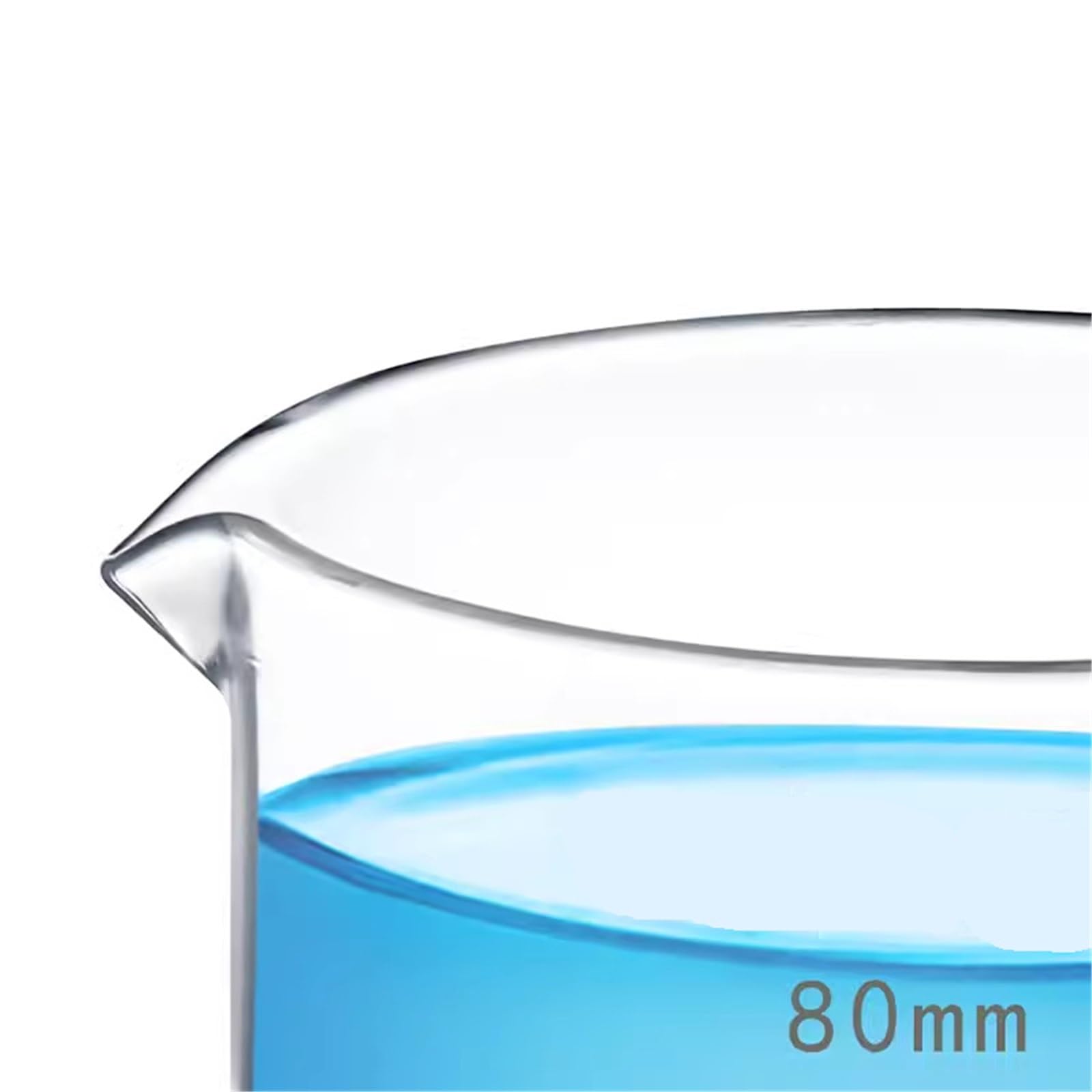 Kristallisierschale aus Gläser mit Öffnung, Schale mit flachem Boden, dickwandiges experimentelles Glasgeschirr(150mm 1pcs)