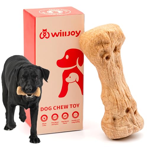 Willjoy Dog Chew Toys for Aggressive Chewers, Tough Dog Toys for ...
