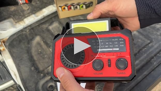 Amazon.com: 16000mAh Hand Crank Emergency Weather Radio with