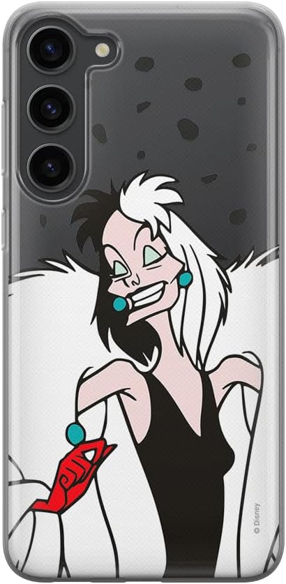 ERT GROUP Mobile Phone case for Samsung S23 Original and Officially Licensed Disney Pattern Disney Villains 007 optimally adapted to The Shape of The Mobile Phone, case Made of TPU