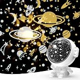 GoLine Astronaut Night Light for Kids, Kids Nightlight Space Star Projector 360 Degree Rotation with