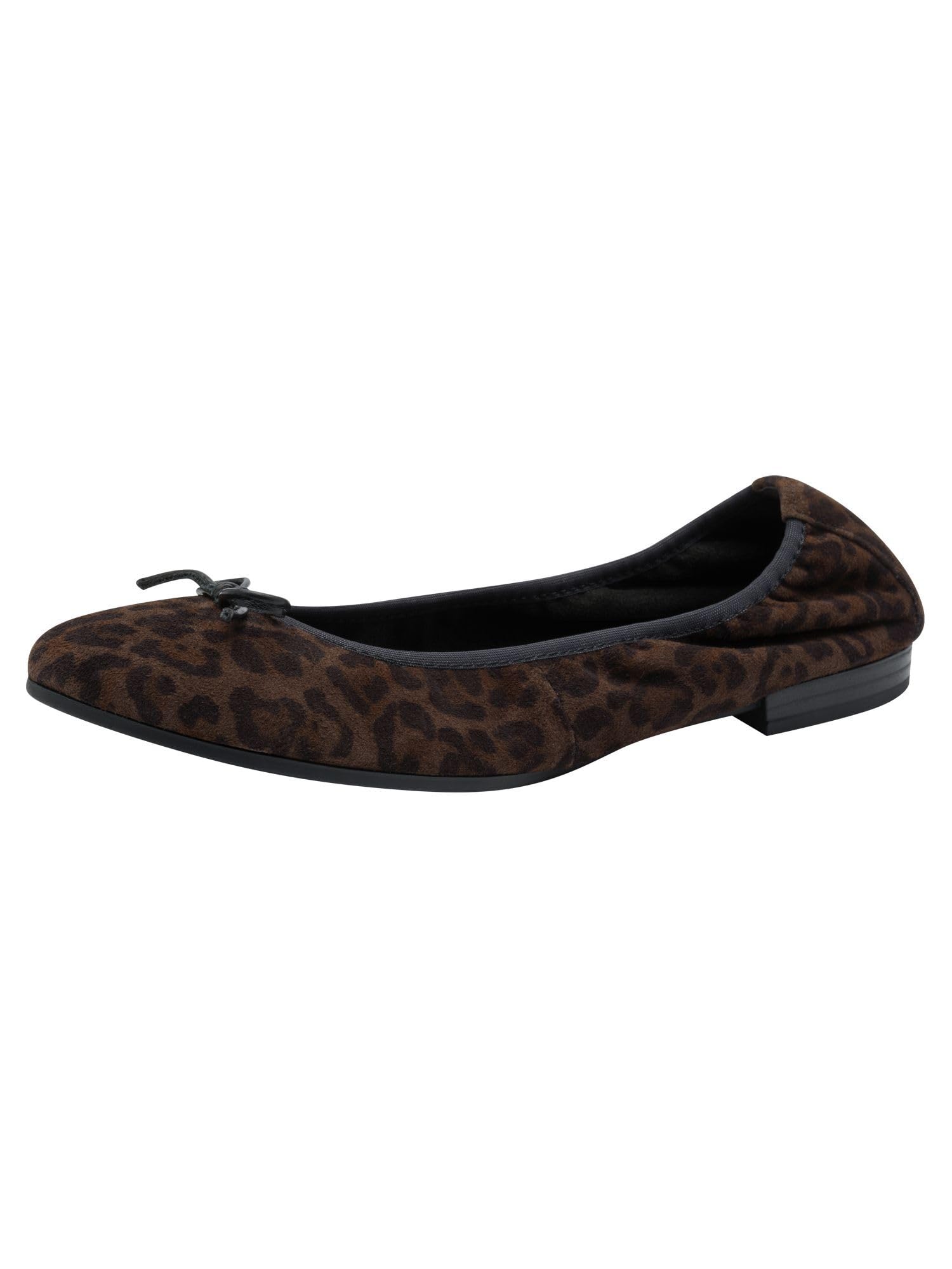 Tamaris Ballerina Women's Elegant, Mocha Leopard, 6.5 UK