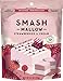 Strawberries & Cream by SMASHMALLOW | Snackable Marshmallows | Gluten Free | Non-Gmo | Organic Cane Sugar | 100 Calories | Pack of 3 (4.5 oz)