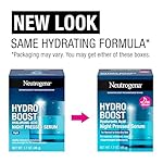 Neutrogena Hydro Boost Night Pressed Serum, Hyaluronic Acid Face Moisturizer for Normal to Extra Dry Skin, Delivers Overnight Hydration for Restored, Revitalized, Dewy Skin, 1.7 oz - Image 3