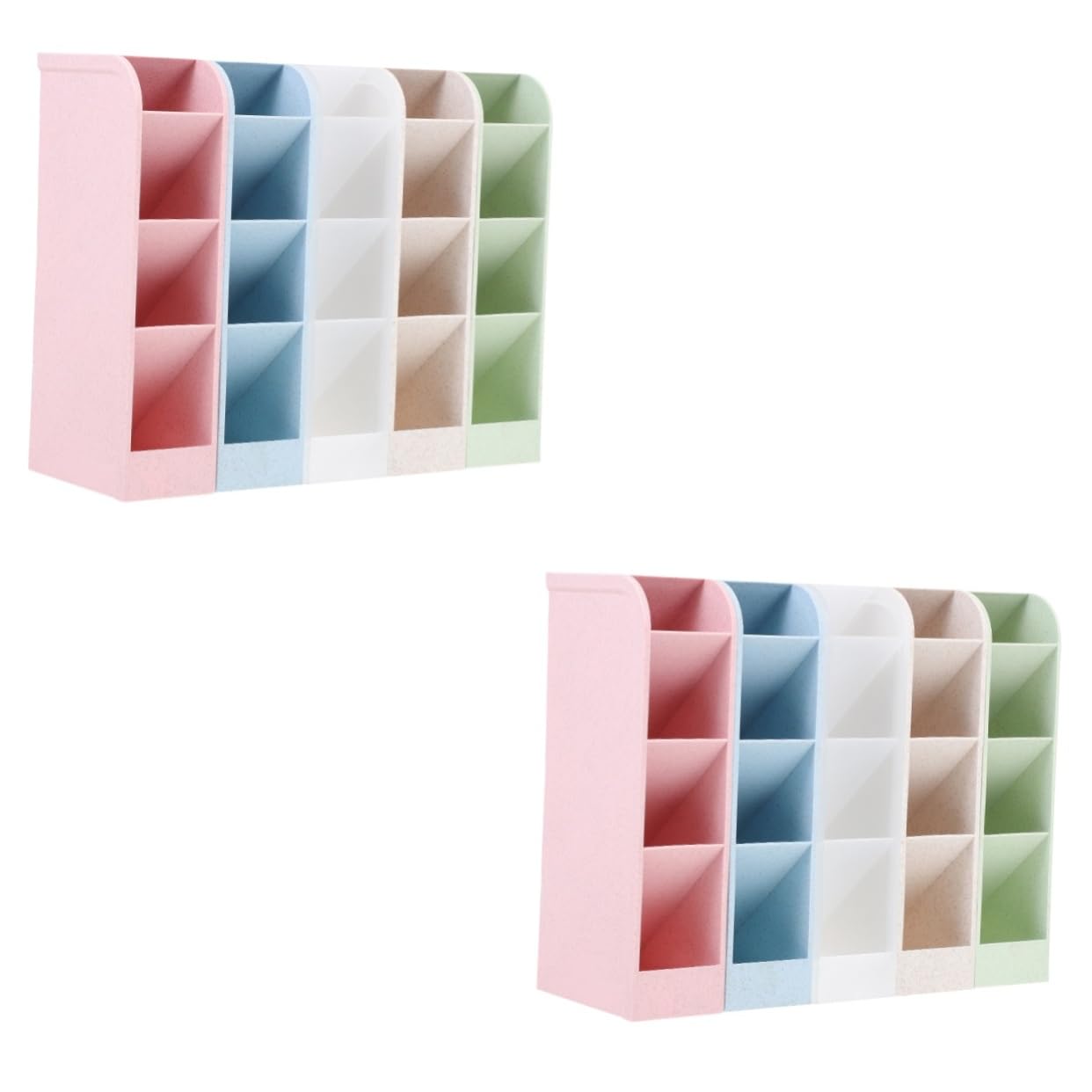 Organisateur de bureau multi fonctionnel Gadpiparty en plastique lot de 2 sets