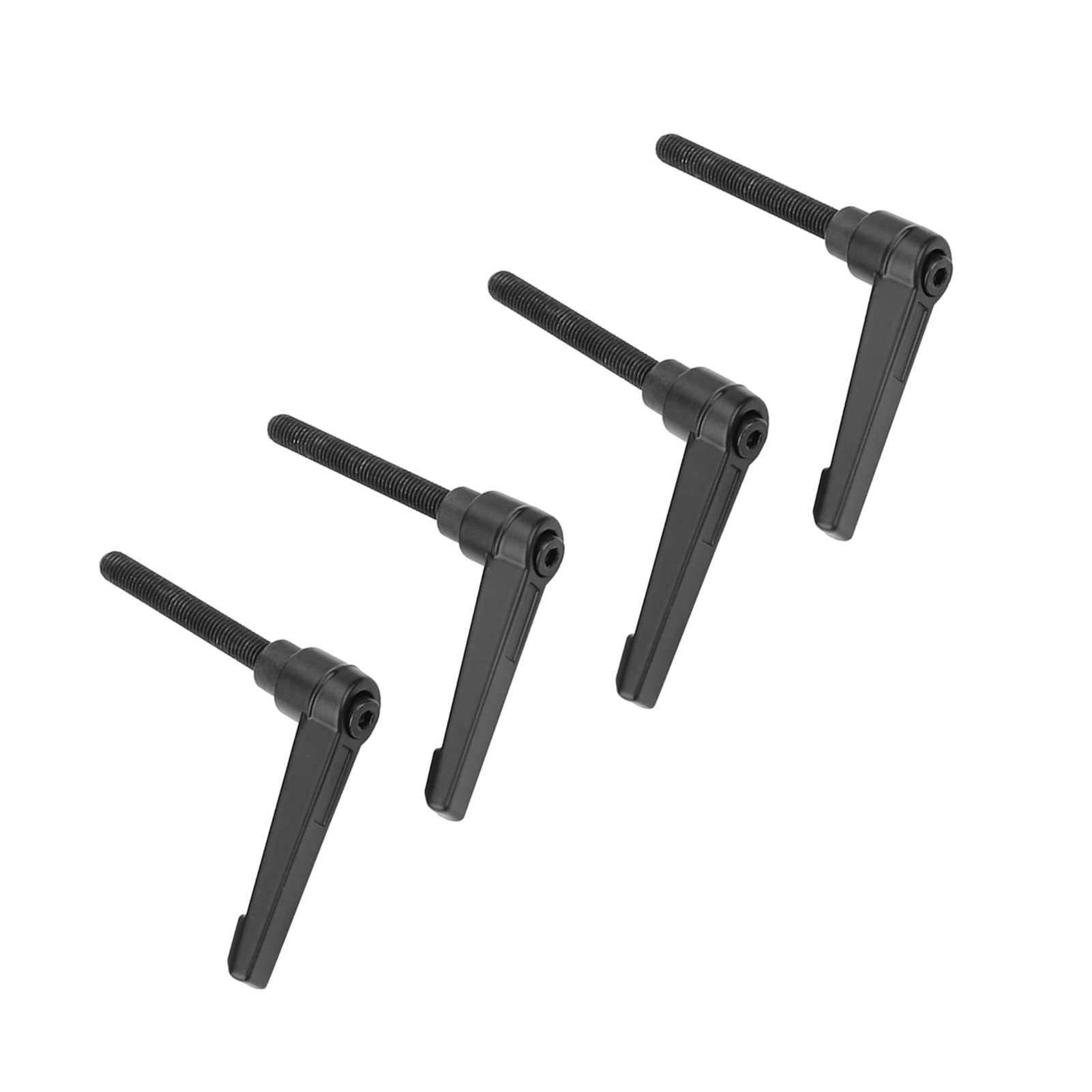 Yunseity Male Thread Adjustable Handle, 4pcs Adjustable Fixing Handle for Technicist for Packaging Machinery Equipment (Screw Length 16MM)