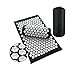 HTLLT Cojines Masajeadores Alfombrillas de Acupresión de Loto Alfombrillas para Aliviar El Dolor de Espalda Alfombrilla con Púas Cabeza, Cuello y Pie Antiestrés