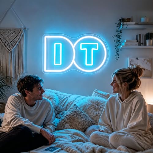 Image of Do It Neon Sign for Wall Decor Light Up Sign Led Signs for Room Party Home Wall Decor USB Powered