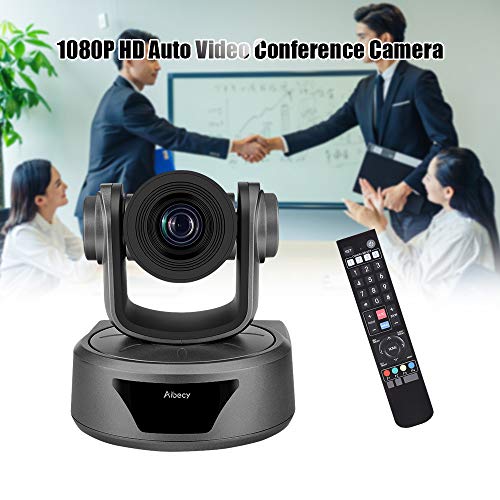 Aibecy Video Conference Camera 3X Optional Zoom Cam Webcam Full HD 1080P Supported 95 Degree Wide Viewing Auto Focus with USB2.0 Remote Control for Business Meetings Rooms Recording Training - Thumbnail 2