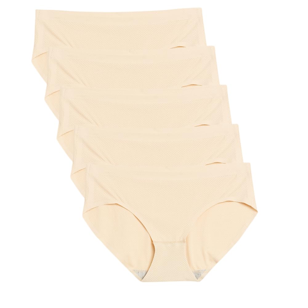 Womens Underwear Seamless Hipster Panties for Legging No Show Pack