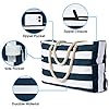 Strandtasche, Badetasche Wasserdicht Strandtasche Groß mit Reißverschluss Schwimmbad Tasche, Grosse Strandtasche XXL Familie Einkaufstasche Faltbar Umhängetasche Tragetasche Shopping Bag Reisetasche #1