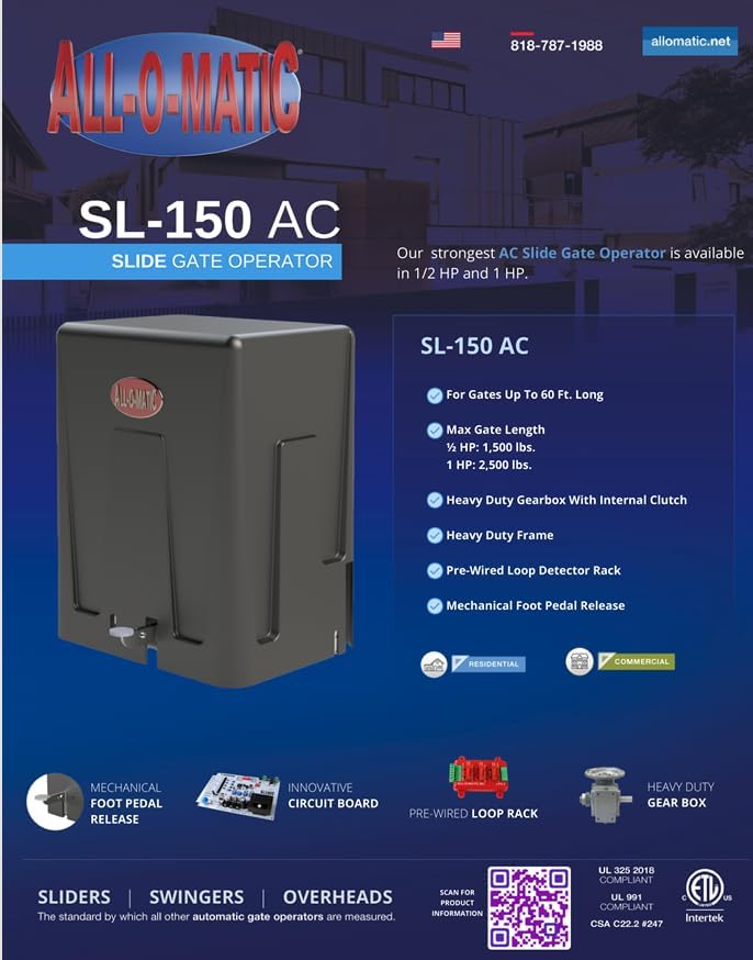 All-O-Matic SL-150 AC Gearbox