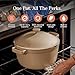Our Place Perfect Pot - 5.5 Qt. Nonstick Ceramic Sauce Pan with Lid | Versatile Cookware for Stovetop and Oven | Steam, Bake, Braise, Roast | PTFE and PFOA-Free | Toxin-Free, Easy to Clean | Steam