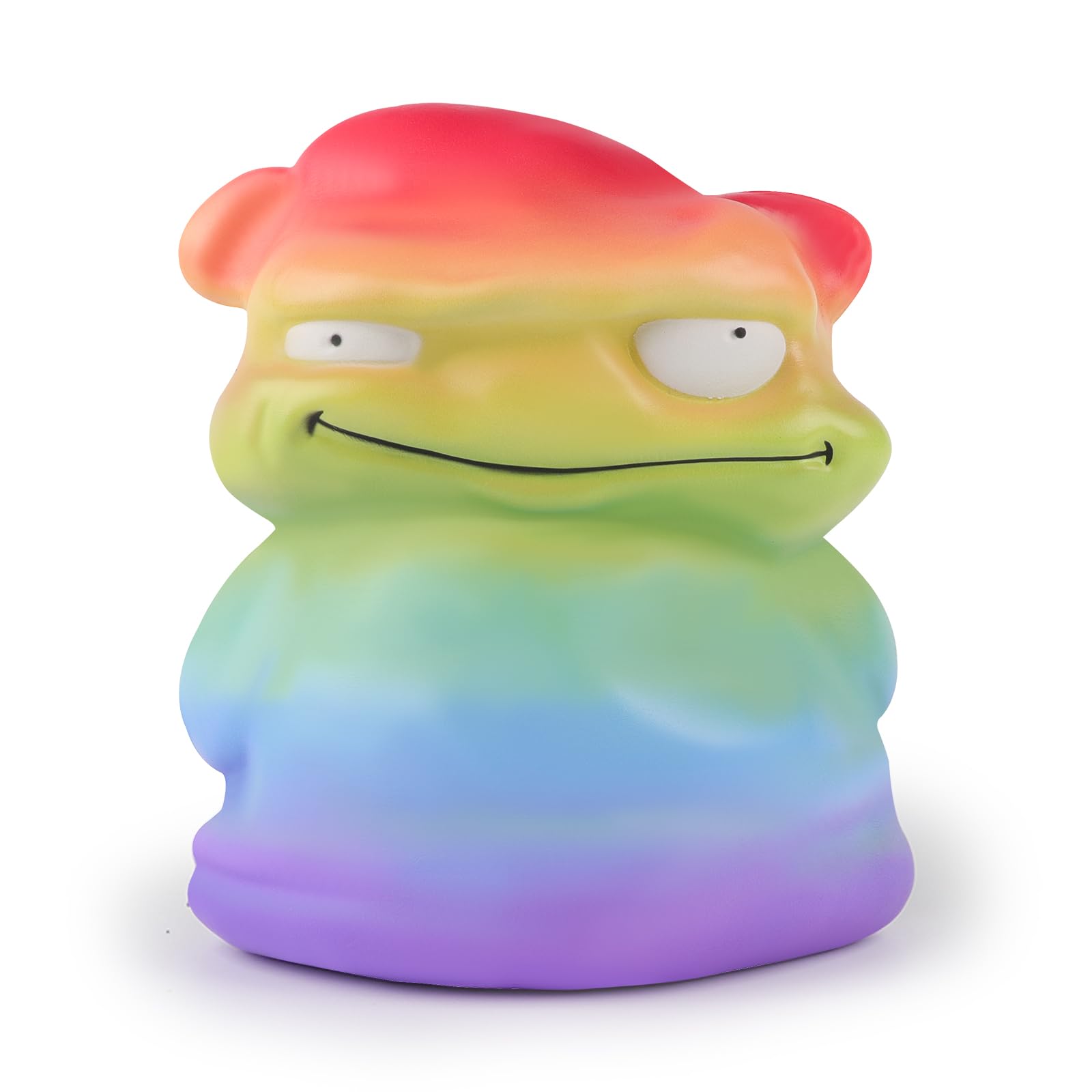 Anboor 9.8 inches Jumbo Squishies Rainbow Monster Toy Kawaii Gaint Soft Animal Toy Slow Rising Scented Squishys Stress Relief Squeeze Toy Kids Toys for Halloween BirthdayParty Dcor