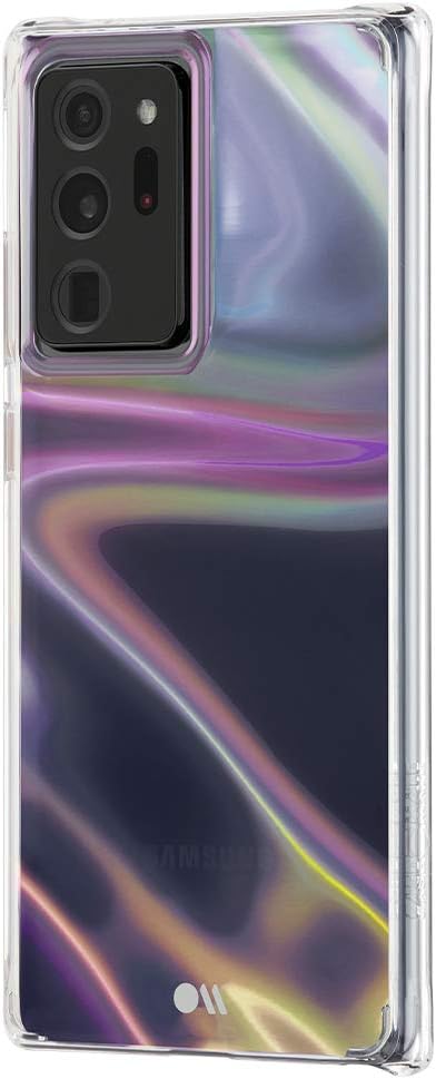 Case-Mate - Case for Samsung Galaxy Note 20 Ultra 5G - SOAP Bubble w/Micropel - 10 Ft Drop Protection - 6.9 - Iridescent