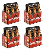 5,6% de alcohol en volumen Cruzcampo Especial Cerveza Lager Caja 4 Packs Botella, 6 x 25cl