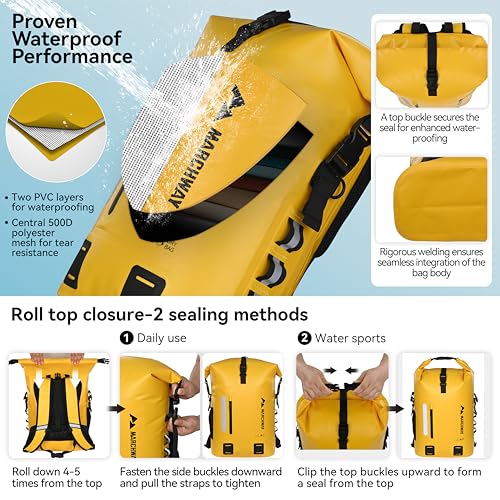 MARCHWAY 20L Floating Roll Top Dry Bag