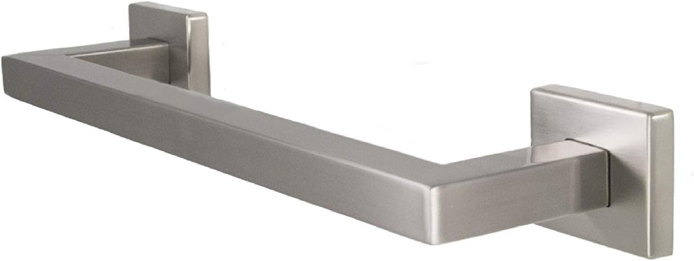 1018-BN-MV Primo Collection 18 Mitered Towel Bar, Brushed Nickel