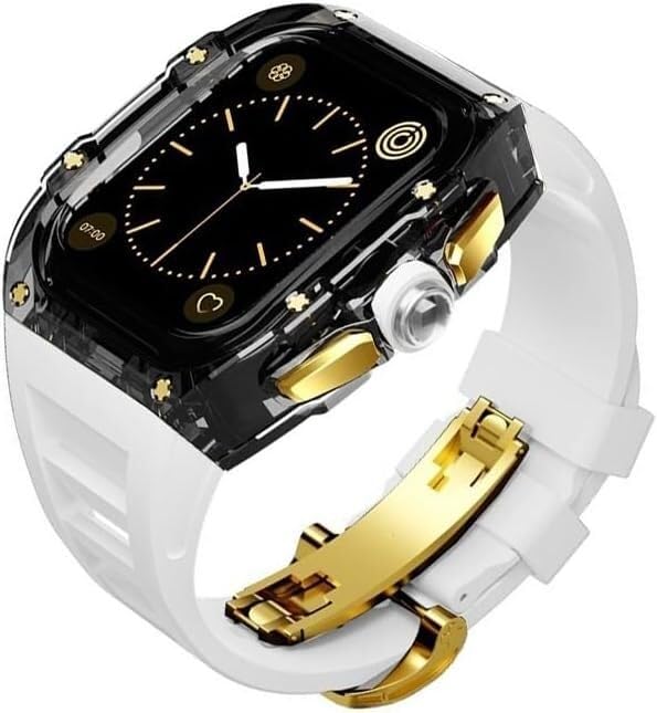 Bracelet Apple Watch transparent anti-transpira​tion agate 45mm