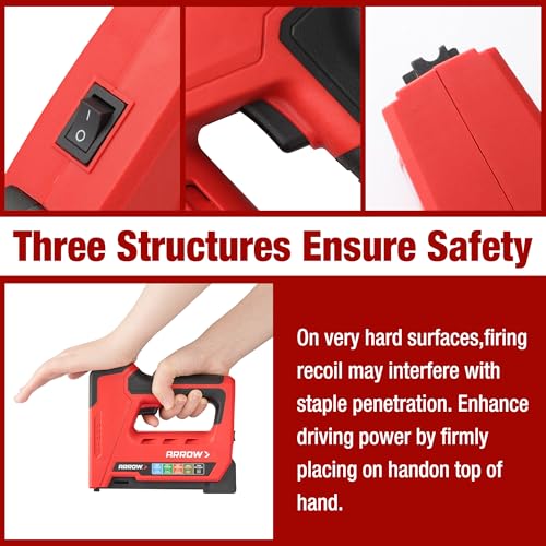 Arrow ET501C 5-in-1 Cordless Staple Nail Gun